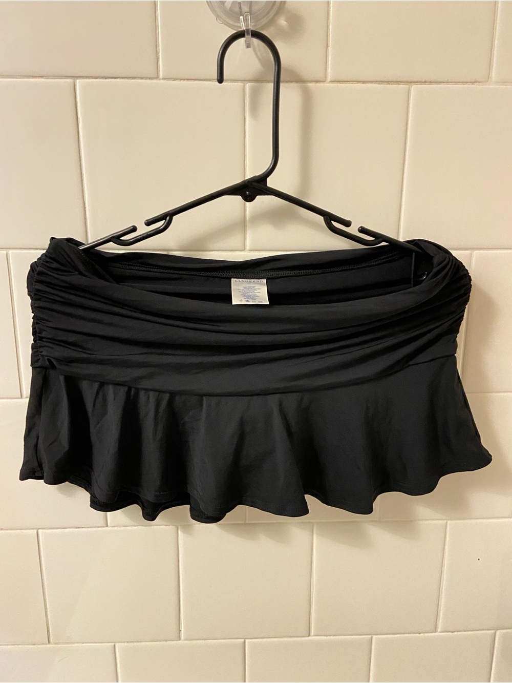 Land’s End Women’s Black Swim Skort 10P
